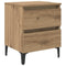 vidaXL Bed Cabinet Artisan Oak 40x35x50 cm Engineered Wood