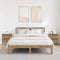 vidaXL Bed Cabinets 2 pcs Artisan Oak 40x35x50 cm Engineered Wood