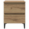 vidaXL Bed Cabinets 2 pcs Artisan Oak 40x35x50 cm Engineered Wood