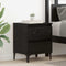 vidaXL Bed Cabinet Black Oak 40x35x50 cm Engineered Wood