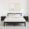 vidaXL Bed Cabinets 2 pcs Black Oak 40x35x50 cm Engineered Wood