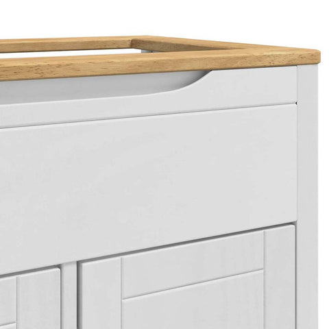 vidaXL Bathroom Sink Cabinet with Shelf FLORO White 60 x 40 x 80 cm