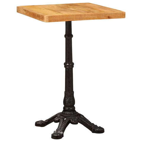 vidaXL Bistro Table Brown 50 x 50 x 76 cm Solid mango wood