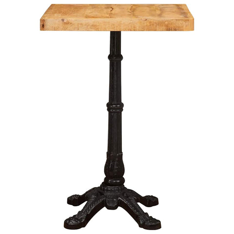 vidaXL Bistro Table Brown 50 x 50 x 76 cm Solid mango wood