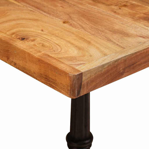 vidaXL Bistro Table Brown 50 x 50 x 76 cm Solid acacia wood