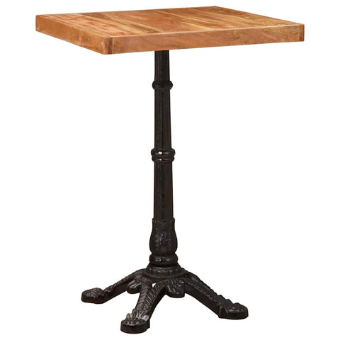 vidaXL Bistro Table Brown 50 x 50 x 76 cm Solid acacia wood
