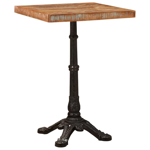 vidaXL Bistro Table Brown 50 x 50 x 76 cm Solid reclaimed wood