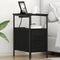 vidaXL Bedside Table 2 pcs Black oak 30 x 48 x 61 cm Engineered wood