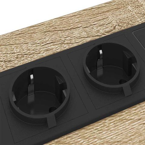 vidaXL Bedside Table 2 pcs Sonoma oak 30 x 48 x 61 cm Engineered wood