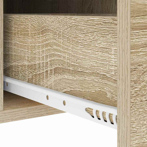 vidaXL Bedside Table 2 pcs Sonoma oak 30 x 48 x 61 cm Engineered wood