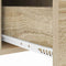 vidaXL Bedside Table 2 pcs Sonoma oak 30 x 48 x 61 cm Engineered wood