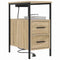 vidaXL Bedside Table 2 pcs Sonoma oak 30 x 48 x 61 cm Engineered wood