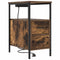 vidaXL Bedside Table Smoked oak 30 x 48 x 61 cm Engineered wood