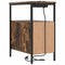 vidaXL Bedside Table Smoked oak 30 x 48 x 61 cm Engineered wood