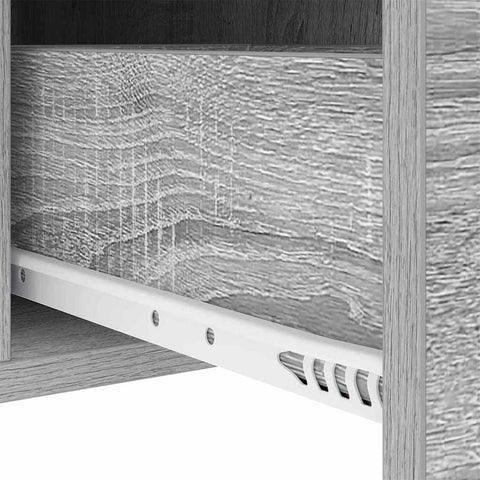 vidaXL Bedside Table Grey sonoma 30 x 48 x 61 cm Engineered wood