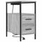 vidaXL Bedside Table 2 pcs Grey sonoma 30 x 48 x 61 cm Engineered wood