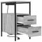 vidaXL Bedside Table 2 pcs Grey sonoma 30 x 48 x 61 cm Engineered wood