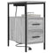 vidaXL Bedside Table 2 pcs Grey sonoma 30 x 48 x 61 cm Engineered wood