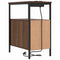 vidaXL Bedside Table 2 pcs Brown oak 30 x 48 x 61 cm Engineered wood