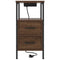 vidaXL Bedside Table 2 pcs Brown oak 30 x 48 x 61 cm Engineered wood