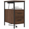 vidaXL Bedside Table 2 pcs Brown oak 30 x 48 x 61 cm Engineered wood