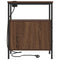 vidaXL Bedside Table 2 pcs Brown oak 30 x 48 x 61 cm Engineered wood