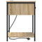 vidaXL Bedside Cabinet with Drawer 2 pcs Sonoma oak 42 x 41 x 56 cm