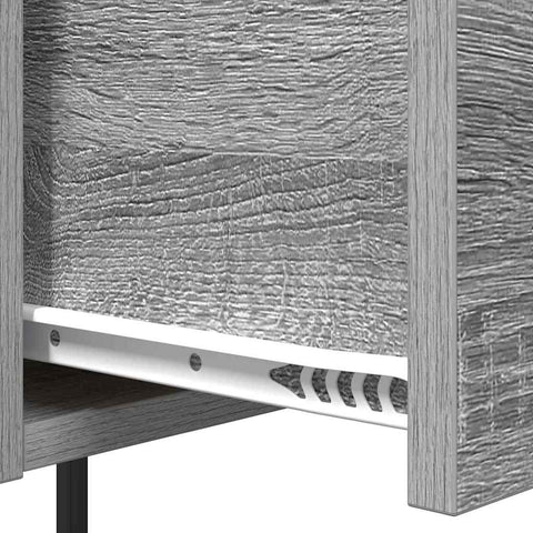 vidaXL Bedside Cabinet Grey sonoma 42 x 41 x 56 cm Engineered wood