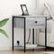 vidaXL Bedside Cabinet Grey sonoma 42 x 41 x 56 cm Engineered wood