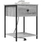 vidaXL Bedside Cabinet with Drawer 2 pcs Grey sonoma 42 x 41 x 56 cm