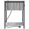 vidaXL Bedside Cabinet with Drawer 2 pcs Grey sonoma 42 x 41 x 56 cm