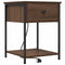 vidaXL Bedside Cabinet 2 pcs Brown oak 42 x 41 x 56 cm Engineered wood