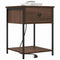 vidaXL Bedside Cabinet 2 pcs Brown oak 42 x 41 x 56 cm Engineered wood