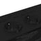 vidaXL Bedside Cabinet with Charging Station 2 pcs Black oak
