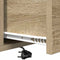 vidaXL Bedside Cabinet with Charging Station with Drawer Sonoma oak