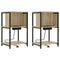 vidaXL Bedside Cabinet 2 pcs Sonoma oak 38 x 31 x 61 cm