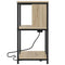 vidaXL Bedside Cabinet 2 pcs Sonoma oak 38 x 31 x 61 cm