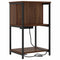 vidaXL Bedside Cabinet 2 pcs Brown oak 38 x 31 x 61 cm Engineered wood