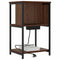 vidaXL Bedside Cabinet 2 pcs Brown oak 38 x 31 x 61 cm Engineered wood