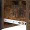 vidaXL Bedside Cabinet Smoked oak 40 x 31 x 60 cm Engineered wood