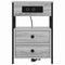 vidaXL Bedside Cabinet Grey sonoma 40 x 31 x 60 cm Engineered wood