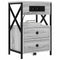 vidaXL Bedside Cabinet Grey sonoma 40 x 31 x 60 cm Engineered wood