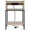 vidaXL Bedside Table Sonoma oak 40 x 40 x 61 cm Engineered wood