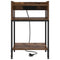 vidaXL Bedside Table 2 pcs Smoked oak 40 x 40 x 61 cm Engineered wood