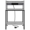 vidaXL Bedside Table 2 pcs Grey sonoma 40 x 40 x 61 cm Engineered wood