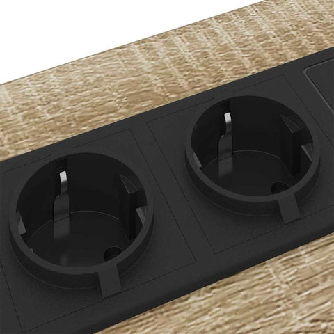 vidaXL Bedside Cabinet Sonoma oak 42 x 41 x 61 cm Engineered wood