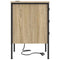 vidaXL Bedside Cabinet with Drawer 2 pcs Sonoma oak 42 x 41 x 61 cm