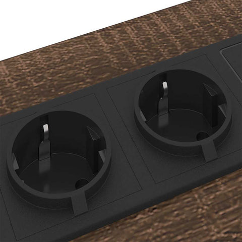 vidaXL Bedside Cabinet 2 pcs Brown oak 42 x 41 x 61 cm Engineered wood