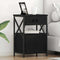 vidaXL Bedside Cabinet 2 pcs Black oak 40 x 31 x 60 cm Engineered wood
