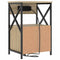 vidaXL Bedside Cabinet Sonoma oak 40 x 31 x 60 cm Engineered wood